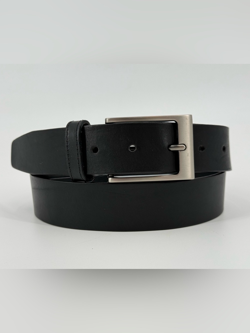 Joseph Abboud Classic Business Casual Black Leather Belt 32